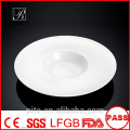 P&T porcelain factory round deep plates, porcelain pasta plates, soup plates